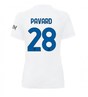 Inter Milan Benjamin Pavard #28 Udebanetrøje Dame 2023-24 Kort ærmer